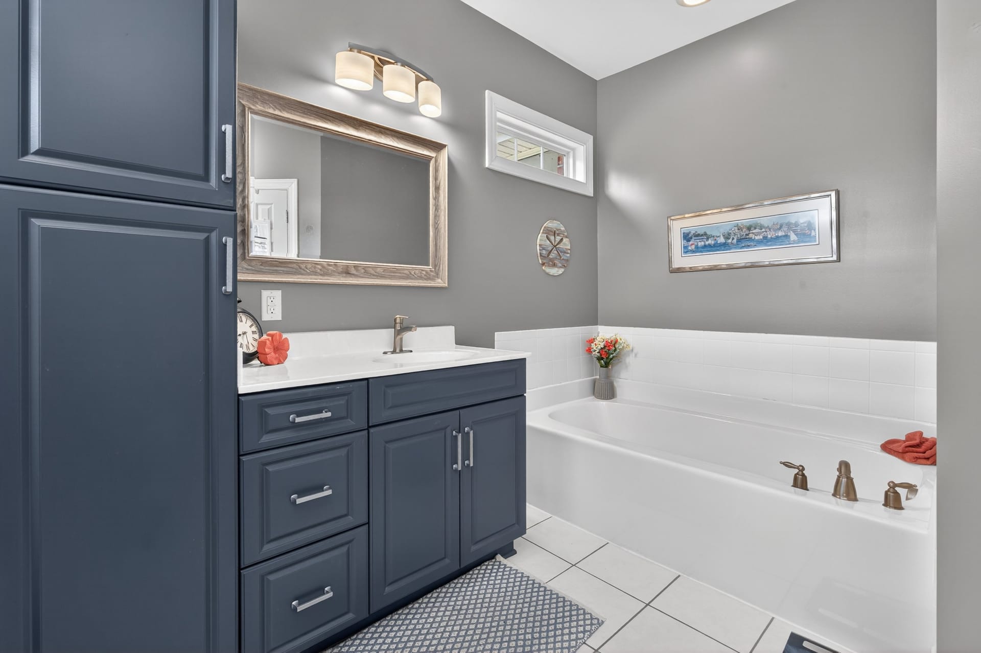 Master bathroom with soaking tub