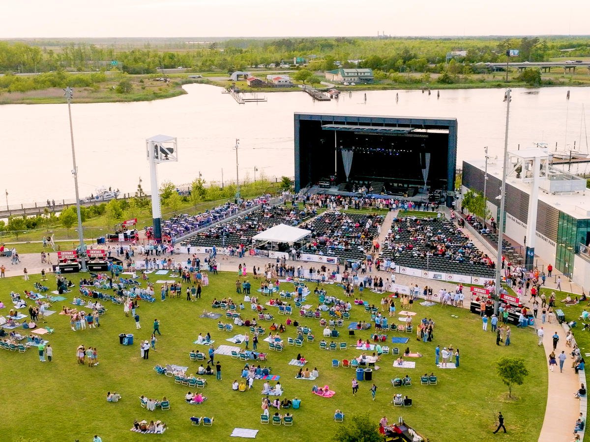 Live Oak Bank Pavilion aerial view